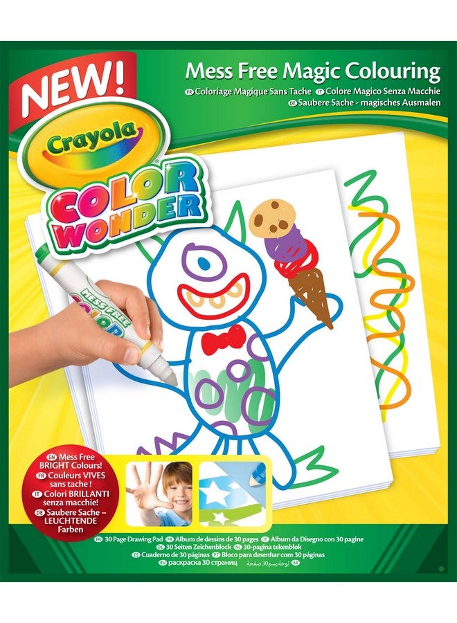 Crayola Color Wonder, Mess Free Coloring Pad, Refill Paper, 30 Blank Pages - Image 1