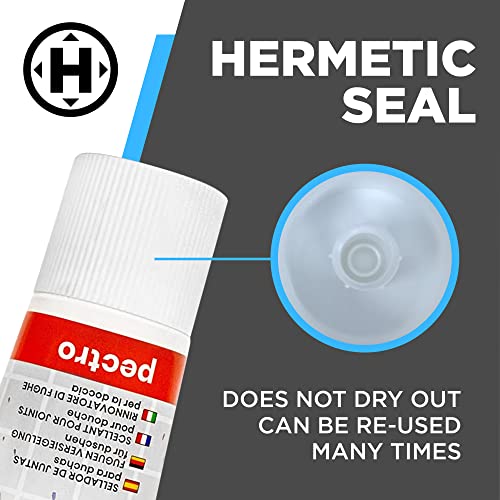 PECTRO Waterproof Tile Grout Sealer – XL 6.62 oz Tube for Shower & Bathroom – Fast Drying Grout Sealant for Cracks, Gaps & Joints – White Grout Renew – Easy to Apply, Long-Lasting Protection - Image 5