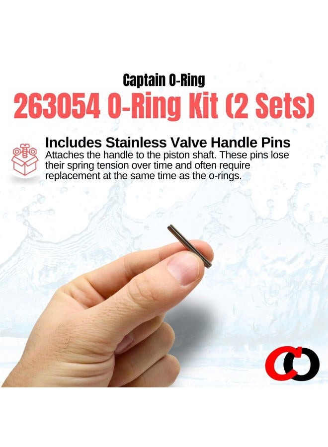 Captain O-Ring Replacement 263054 O-Ring Kit for Pentair/PacFab/Sta-Rite Slide Valve 263064, 263052, 263053, 263078, 263079 (2 Sets) - Image 5