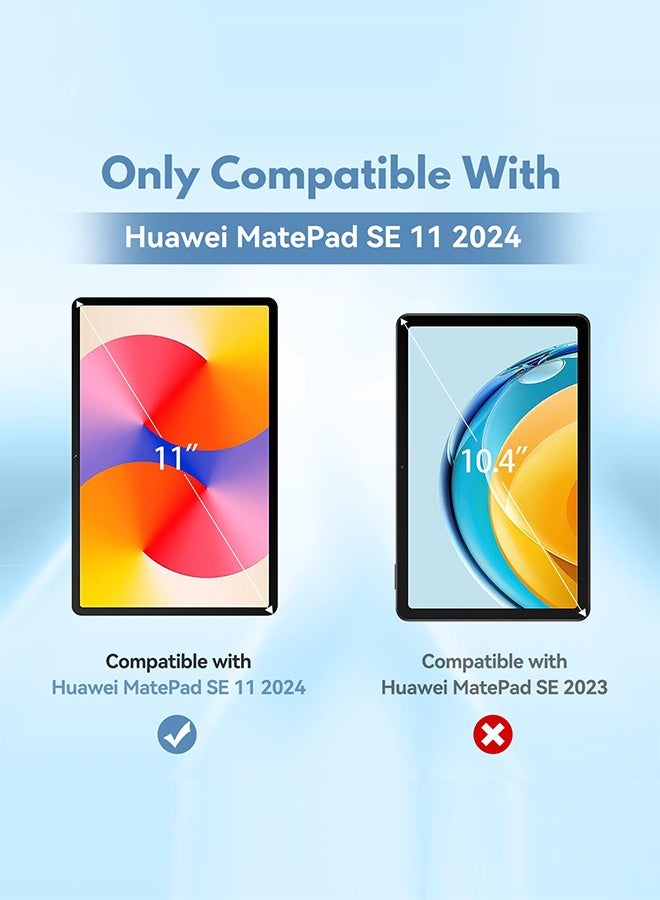 Tersely [2 Pack] Screen Protector for Huawei Matepad SE 11-inch 2024, 9H HD Clarity Tempered Glass Screen Film Scratch Resistant Bubble Free Screen Protector - Image 2