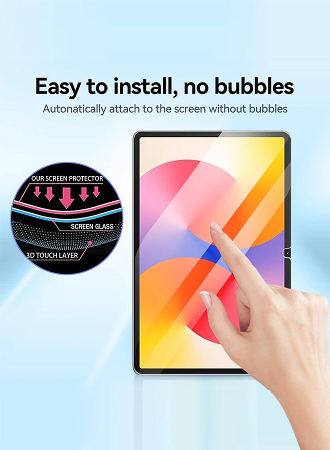 Tersely [2 Pack] Screen Protector for Huawei Matepad SE 11-inch 2024, 9H HD Clarity Tempered Glass Screen Film Scratch Resistant Bubble Free Screen Protector - Image 4