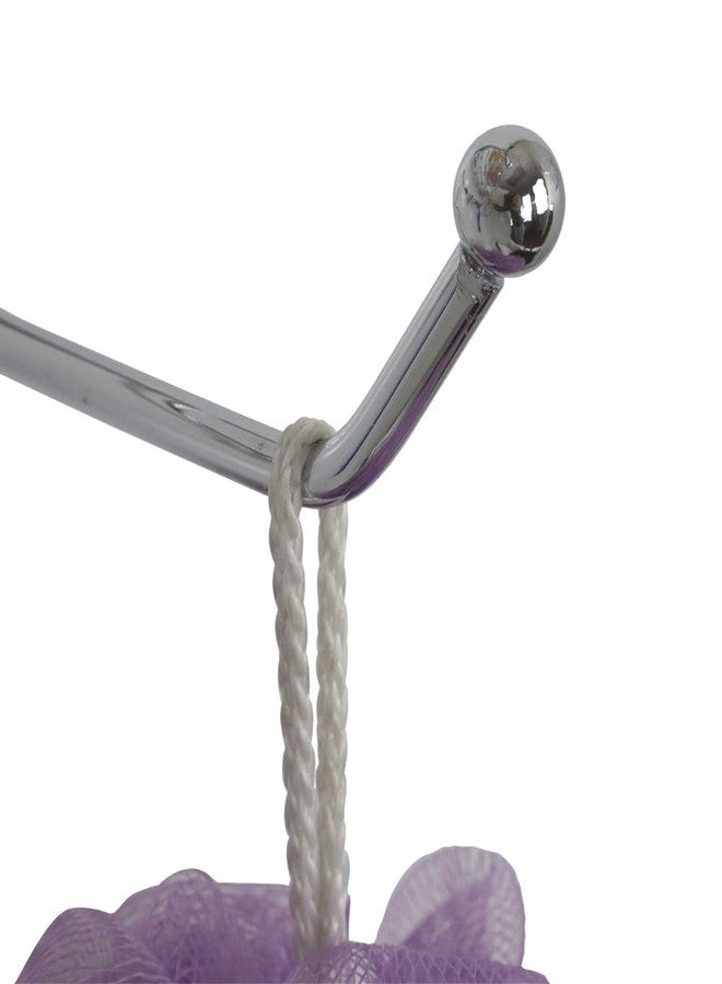 Home Basics Chrome Plated Steel Shower Caddy, Silver - Image 4