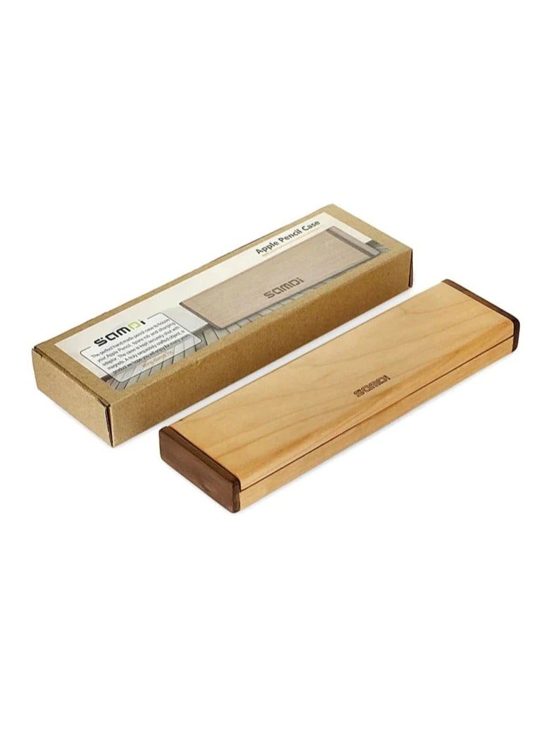 SAMDI Wooden Pencil Box Pencil Case Holder for Apple iPad Pro Pencil - Image 3