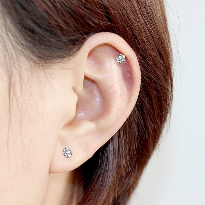 JFORYOU Fake Nose Ring , Fake Piercing Studs, Non Piercing Septum Ring , Helix Rings for Women Men - Image 5