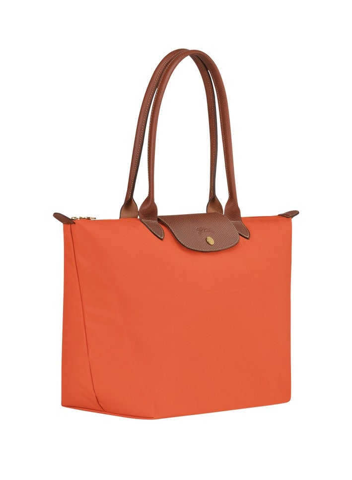 Longchamp women's large handbag, handbag, shoulder bag, orange classic style  - Image 3