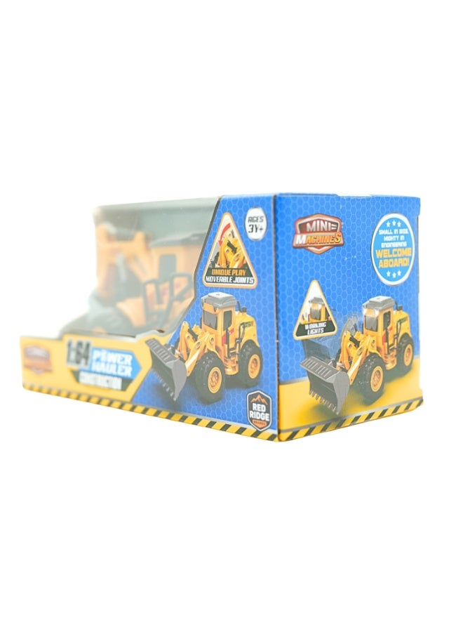 Mini Machines ماكينات صغيرة ماكينات راديو التحكم 1:64 شاحنة نقل أجزاء متحركة - حفار - Image 4