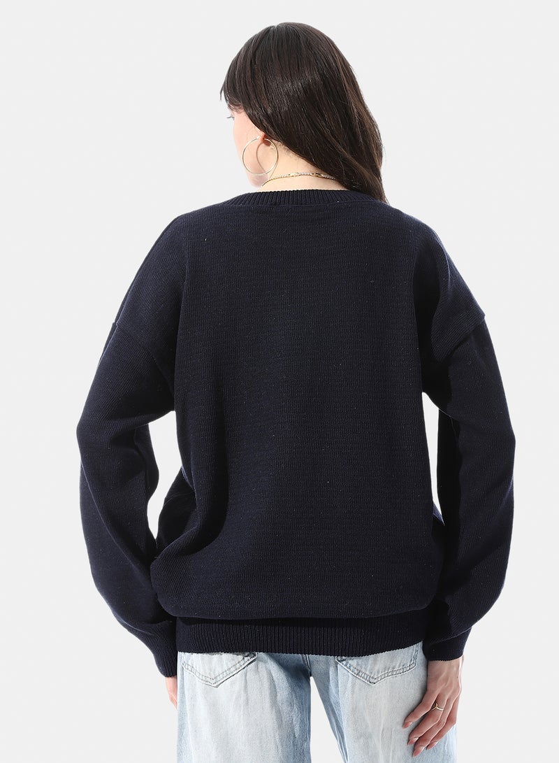 Andora Long Sleeves Pullover With Side Pattern - Image 4