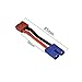 FLY RC 4pcs EC3 Male Connector Adapter to T Female Plug Connector with 14awg 196inch Wire for Brushless RC Cars Trucks Drones LiPo NiMH Battery - Image 2
