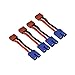 FLY RC 4pcs EC3 Male Connector Adapter to T Female Plug Connector with 14awg 196inch Wire for Brushless RC Cars Trucks Drones LiPo NiMH Battery - Image 4