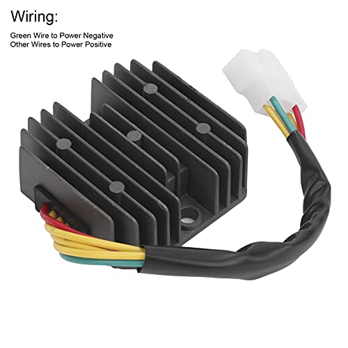 Ymiko 3.11 x 3.07 x 1.1in Voltage Regulator Rectifier Aluminium Alloy Rectifier Voltage Regulator Parts Replacement for LINHAI 260 300 ATV DR650 - Image 5