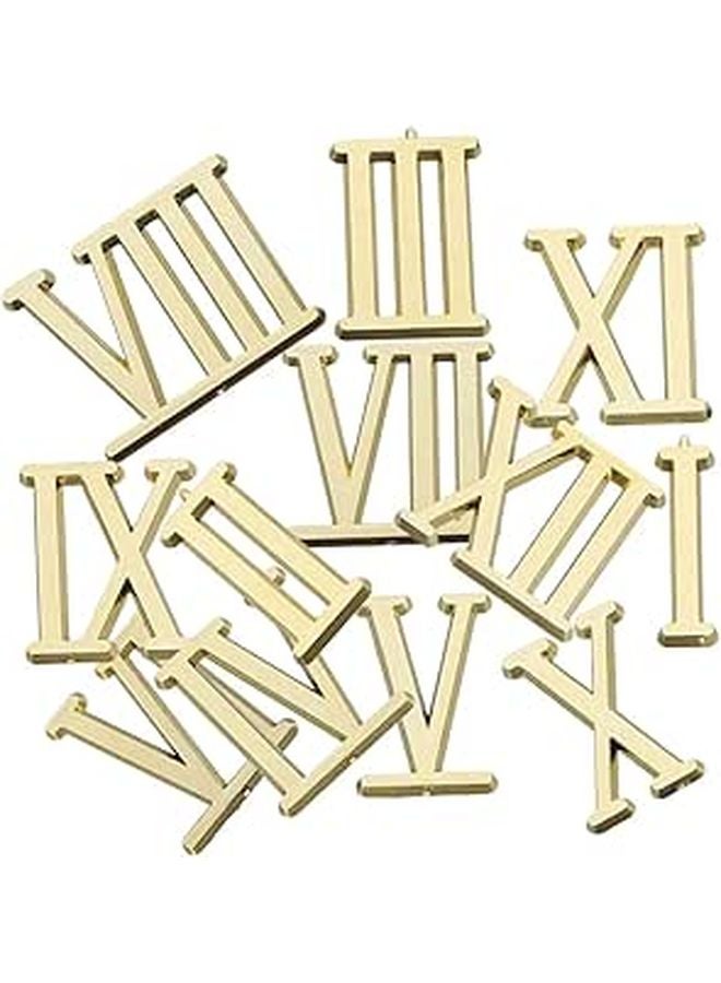 Electroplated Roman Numeral Clock Kit Timeless Design Easy Repair - Image 1