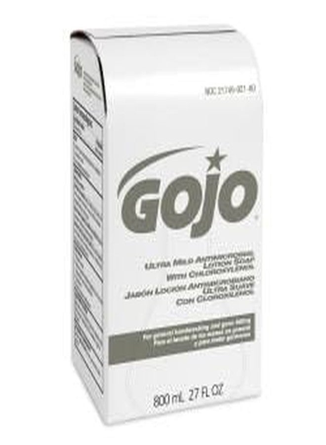 Gojo صابون لوشن GOJO فائق اللطف مع إعادة تعبئة كلوروكسيليول، بلسم زهور، 800 مل