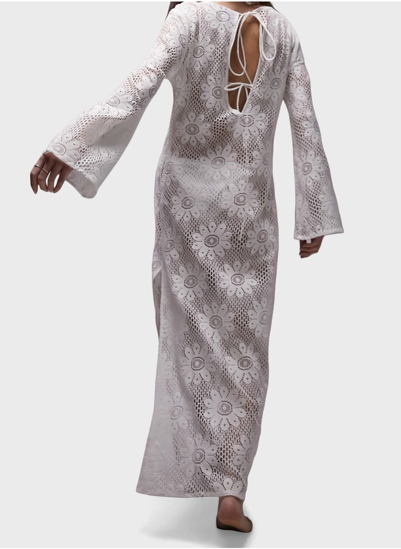 TOPSHOP - Crochet Beach Dress - Image 1