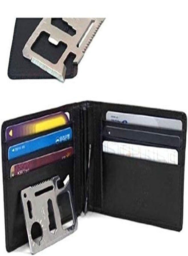 VENEKETY Multi-Purpose 11 in 1 Credit Card Size Wallet Ninja Pocket Tool Small Silver - Image 5