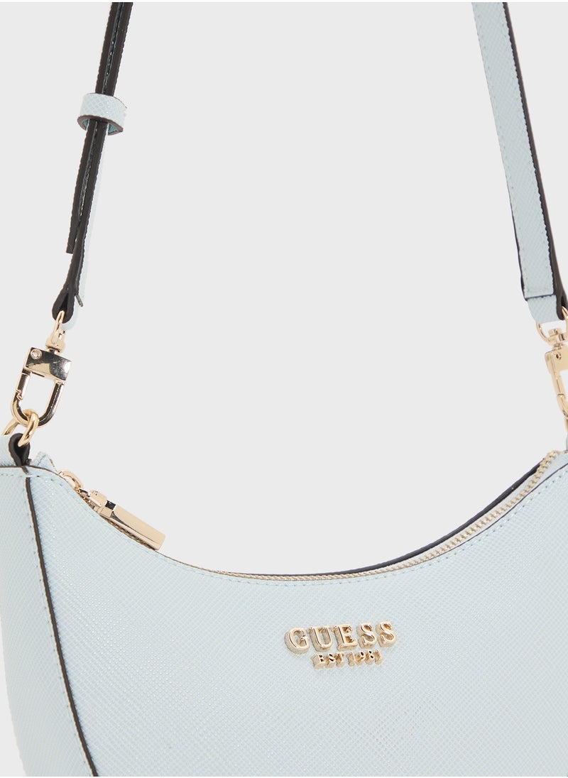GUESS Fedana Mini Top Zip Shldr Bag  - Image 4