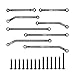 GTHELE High Clearance 4 Links Set Aluminum Linkage for Traxxas 118 TRX4M K10 F150 Upgrade Parts RC Crawler Car Titanium - Image 2