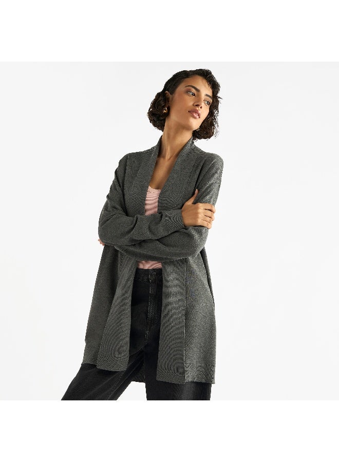 Splash FAV Open Front Longline Cardigan  - Image 2
