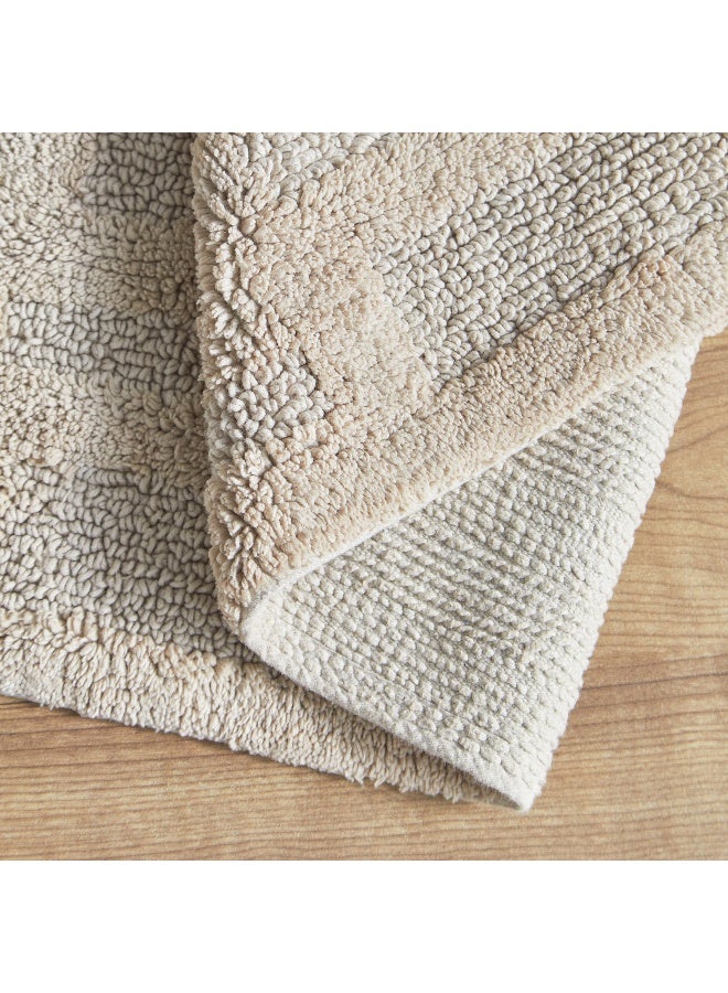 Home Box حصيرة استحمام قطنية بنمط الكشافة 80 × 50 سم - Image 4