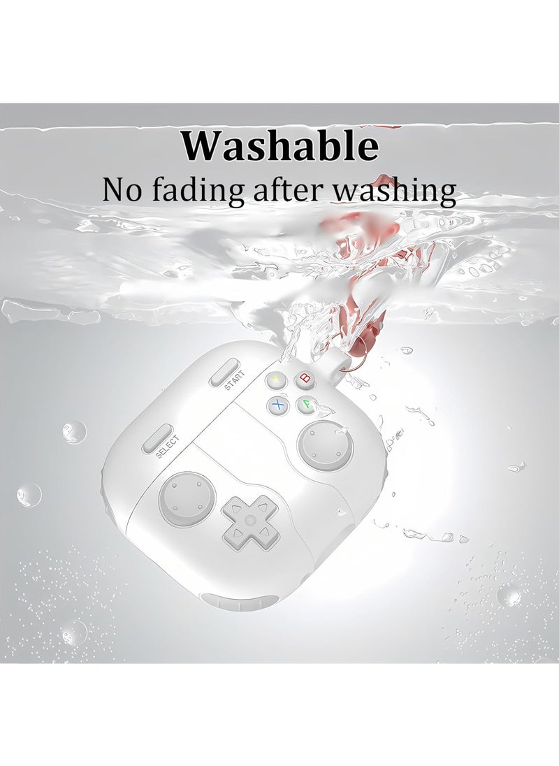 Rock Pow - Cute Case Compatible with AirPods 4 with Active Noise Cancellation with Keychain, Cartoon Anime Game Console Funny Soft Silicone Shockproof Wireless Charging Case - Image 1