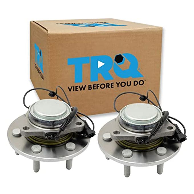 TRQ Front Left And Right Wheel Bearing And Hub Assembly Set 2 Piece Compatible With 2019-2023 Ram 1500 Rear Wheel Drive Without 22 Inch Wheels - Image 1