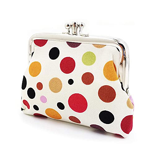 Sanxiner Cute Buckle Coin Purses Vintage Pouch Kiss-lock Change Purse Wallets - Image 3