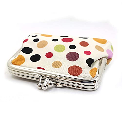 Sanxiner Cute Buckle Coin Purses Vintage Pouch Kiss-lock Change Purse Wallets - Image 4
