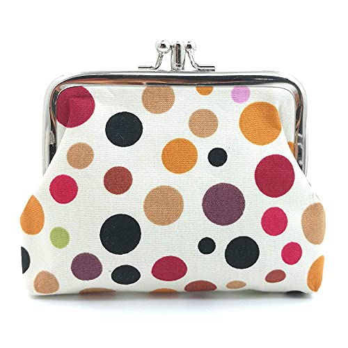 Sanxiner Cute Buckle Coin Purses Vintage Pouch Kiss-lock Change Purse Wallets - Image 5
