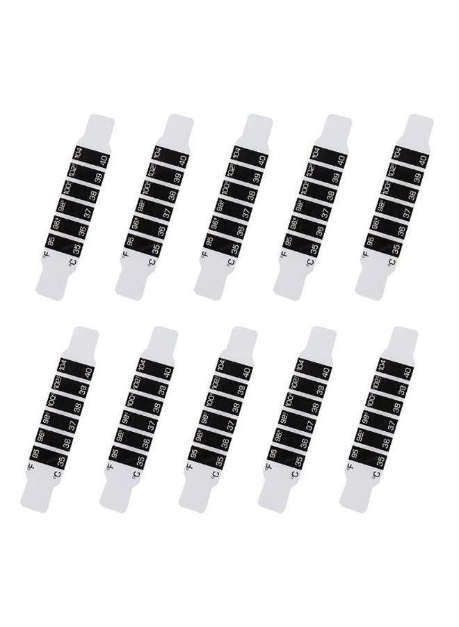 NIBEMINENT 10-Piece Forehead Thermometer Strip Set - Image 1