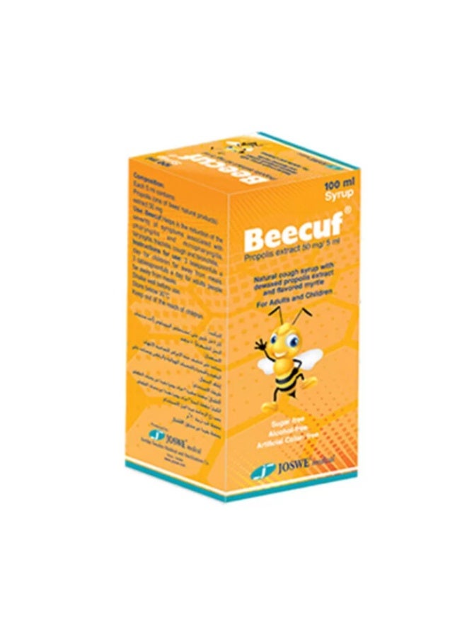 Beecuf Natural Cough Syrup with Propolis Extract, 100ml