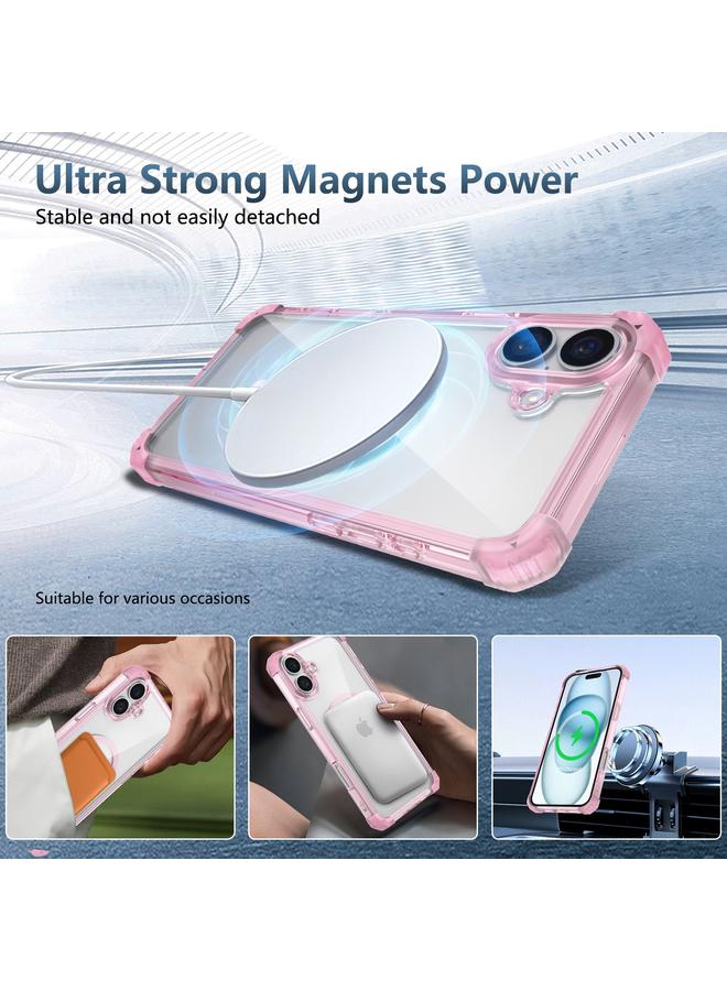 اس-توب جراب هاتف مغناطيسي شفاف من ماج سيف لهاتف آيفون 16 بلس - Image 4