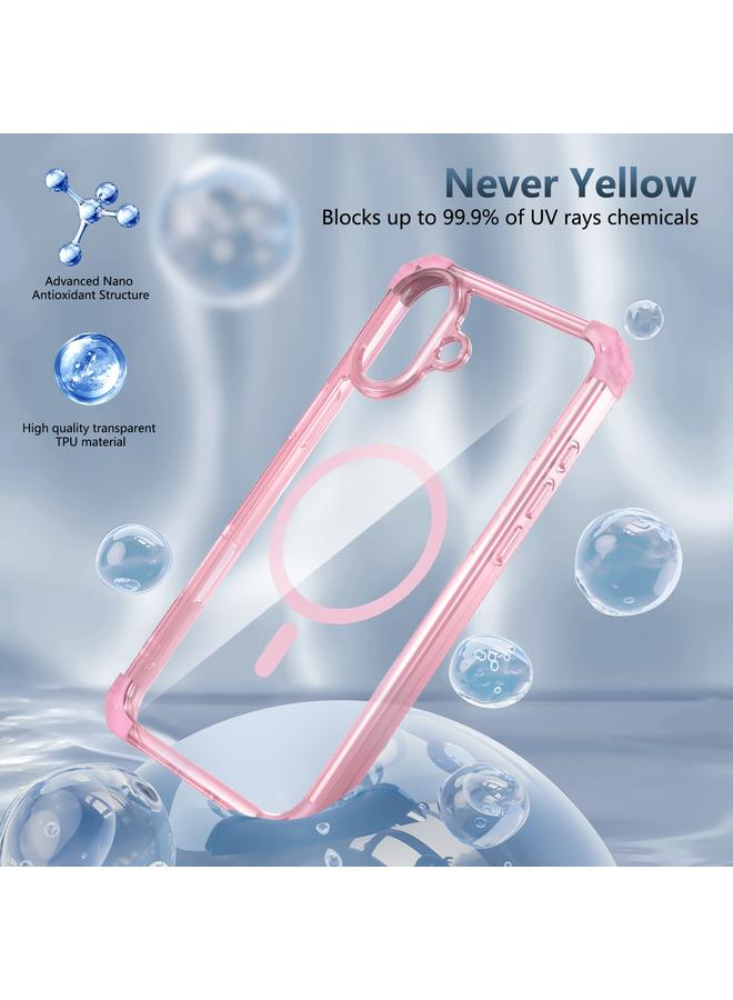 اس-توب جراب هاتف مغناطيسي شفاف من ماج سيف لهاتف آيفون 16 بلس - Image 2