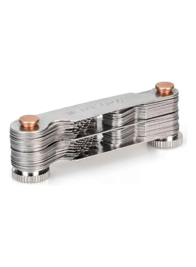 Thread Pitch Gauges Measure Tool Set, Stainless Steel Thread Gauges, Metric & Imperial Screw Gauge SAE Whitworth 55 Degree & Metrisch 60 Degree Thread Pitch Gauge for Industrial Measurement - Image 4