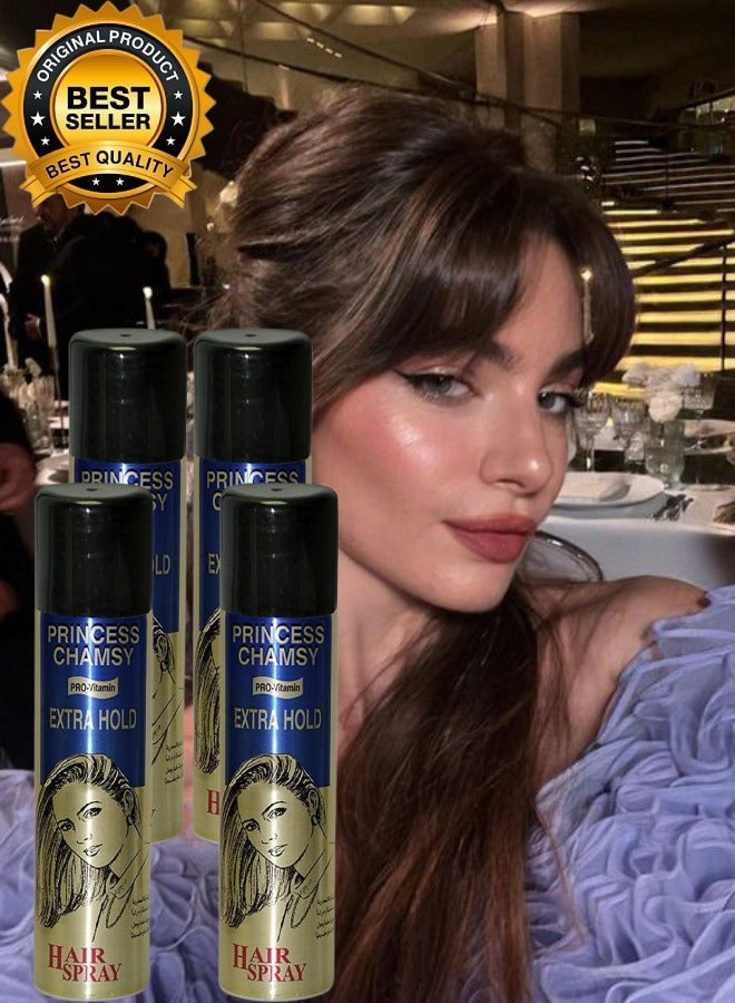 برينسس شامسي 4 قطع بخاخ اكسترا هولد للشعر 90مل - Image 1