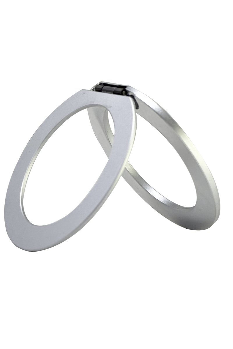 AZTECH Magsafe Ring, Magnetic Phone Grip, Innovative 2 Way Stand Metal Cell Phone Ring Holder Shakeproof Ultra Stable Magnetic Kickstand for Desk Fit for All Phones Directly Snap On iPhone 16/15/14/13 - Image 1
