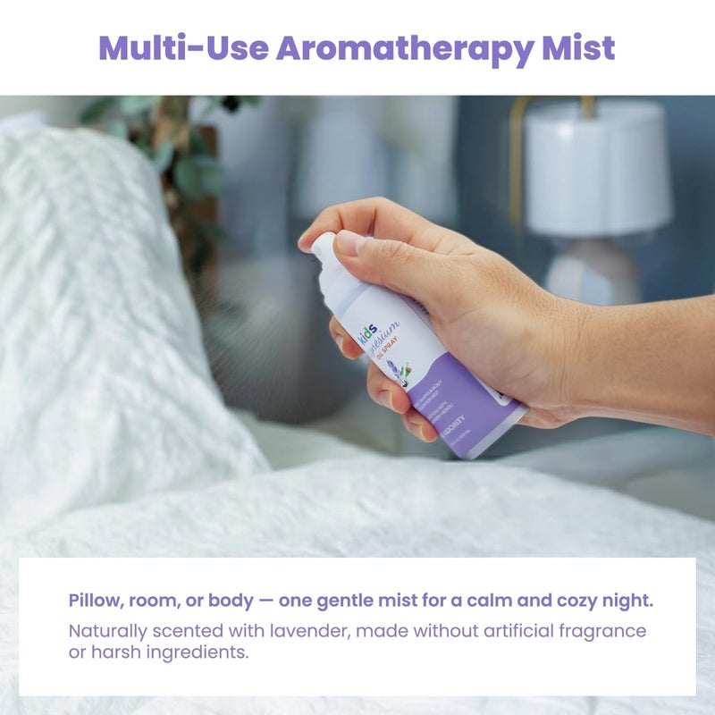 VIGORITY Kids Magnesium Sleep Spray with Lavender & Neroli â€“ Calming Bedtime Mist for Legs, Feet & Body - Gentle Magnesium Oil Spray for Kids - Aromatherapy Pillow & Room Spray for Relaxation & Comfort - Image 5