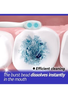 Generic 20 Pcs Mint Disposable Toothbrushes with Toothpaste and Pick for Work or Travel, Mini Travel Toothbrushes  - Image 2