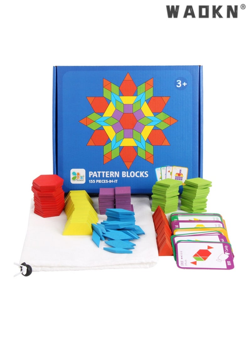 دبليو أيه أو كي أن بانوراما خشبية اللغز ، ألعاب تعليمية للأطفال ، وتطوير الذكاء المكاني والإبداع الخيار المثالي ، ومناسبة جدا للتعلم المبكر والتنمية ، ومناسبة للأطفال للعب سبعة قطعة من لعبة المجلس . - Image 4