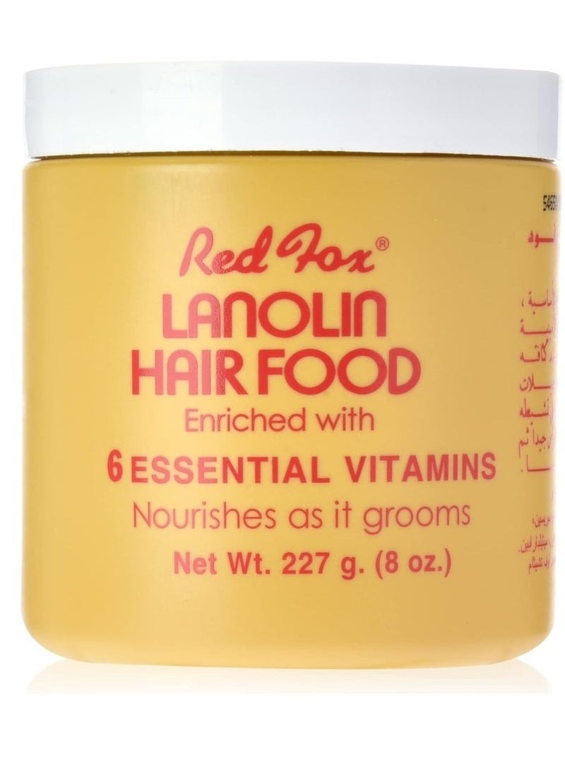 Red Fox Lanolin Hair Food 227 GM