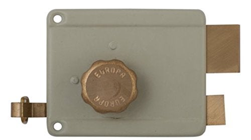 Europa 8010IV Brass with Nickel Plating Main Door Lock 25 x 32 X 105 mm - Image 1