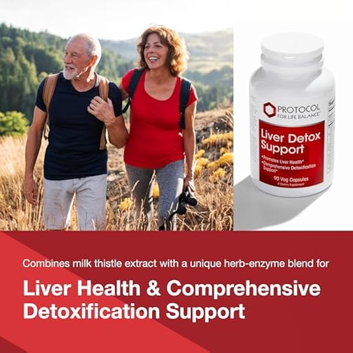 Protocol For Life Balance Protocol Liver Detox Support* - Liver Cleanse Detox* - Glutathione Supplement - Milk Thistle & Methionine - Dairy Free & Vegan - 90 Veg Capsules - Image 3