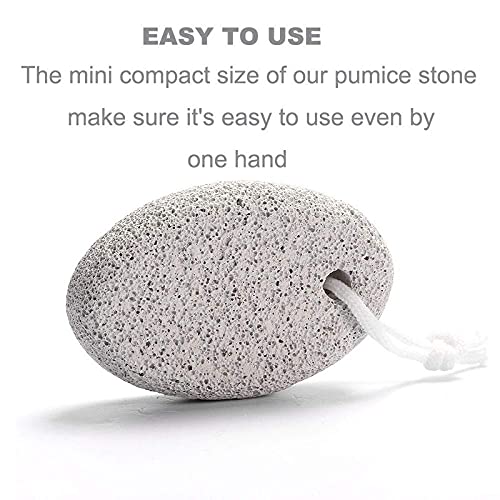 FAMEZA Natural Pumice Stone for Feet, 5-Pack Lava Pedicure Tools Hard Skin Callus Remover for Feet and Hands - Natural Foot File Exfoliation to Remove Dead Skin, Heels, Elbows, Hands - Image 4