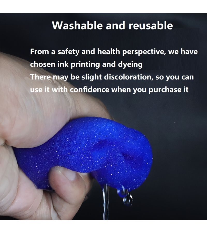 Thickened Orange Two Microphone Sponge Cover Windproof Dustproof Anti Splash U Shaped Sleeve Noise Reduction For Standard Handheld Wireless Microphone - Image 5
