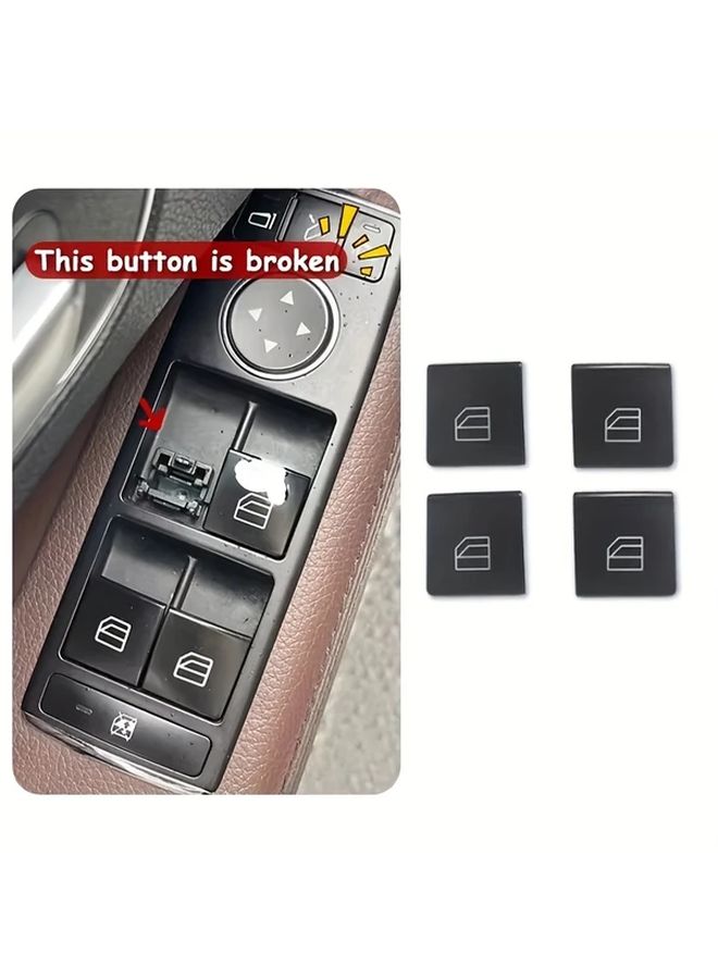 Left Rear Window Switch Button Cover Cap For Mercedes C E GLK Class W204 W212 W207 X204 - Image 5