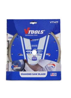VTOOLS 9 Inch Diamond Saw Blade with Multi-Purpose Blade Dry and Wet for Cutting Asphalt Concrete Brick and Porcelain  - Image 3