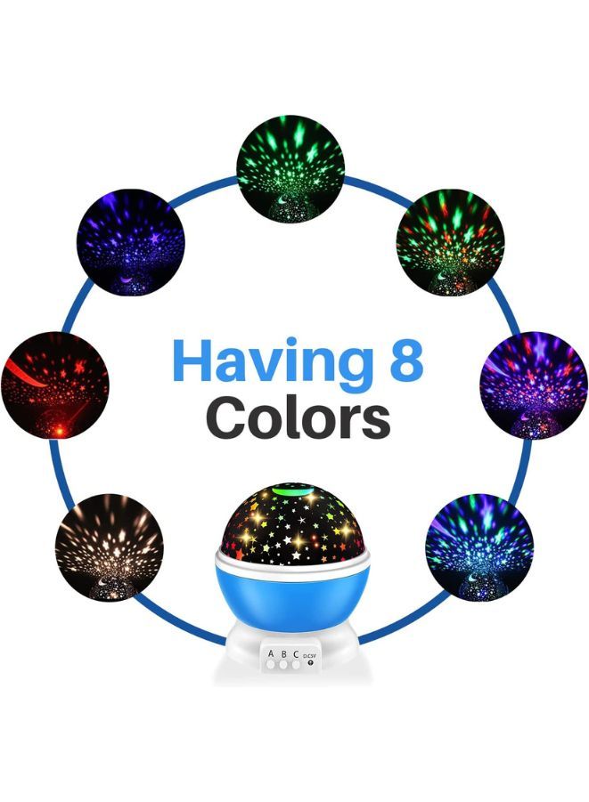 Night Light for Kids, Dinosaur Projector - 360 Degree Rotation, Night Lighting for Baby Kids Women, Party Bedroom Decoration, Blue  - Image 4