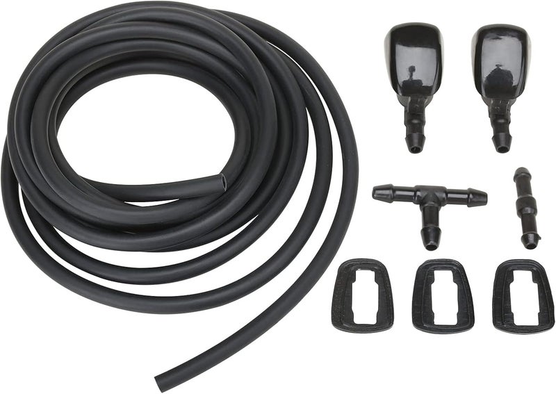 MITZONE Windshield Washer Nozzle Kit Compatible with 2005-2017 Jeep Grand Cherokee Replace 55079049AA - Image 1