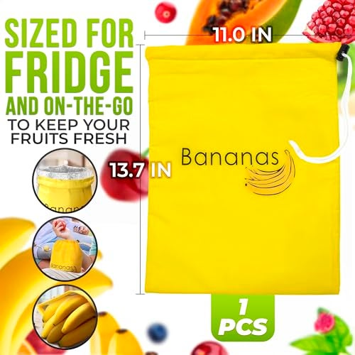 VIKROM Banana Bag To Keep Bananas Fresh - Banana Bags Storage Banana Keeper For Freshness Banana Saver - Banana Bags To Prevent Ripening Banana Storage Bag - Image 2