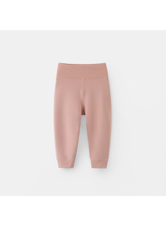 A Antibacterial] Baby High-waist Belly Protection Pants Boys Autumn Winter Pants Girls Warm Pants Children's Pants Girls - Image 2