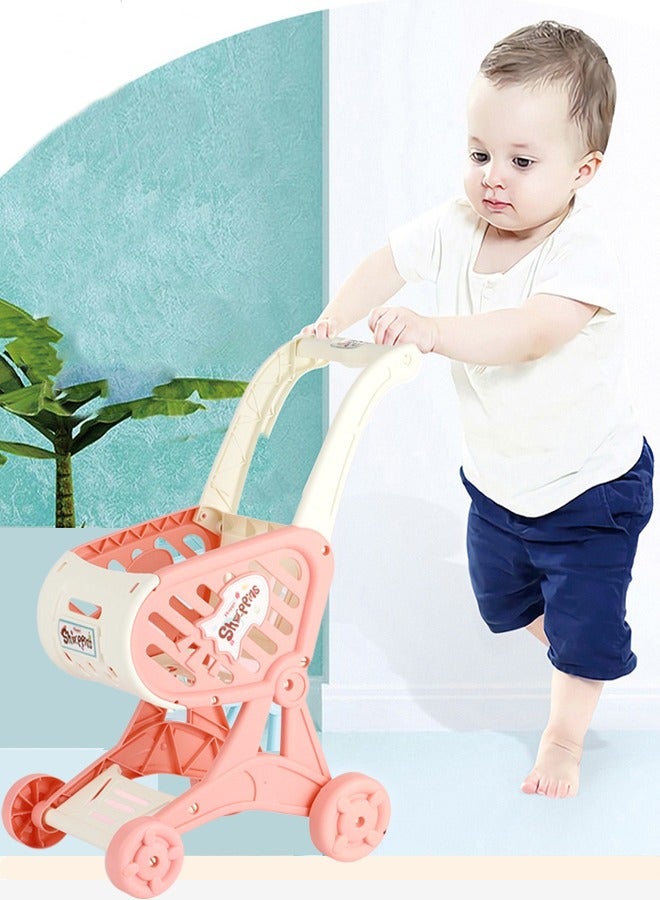 Shopping Cart Toys, Baby Stroller Toys, Kids Shopping Cart Trolley Toys, Supermarket Store Grocery Store Role Play Toys, Kids Playhouse Simulation Set, Suitable For Boys Girls Role Play Games Over 3 - Image 3