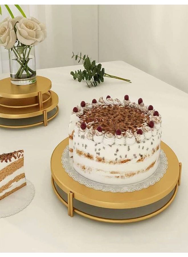fashionhome مجموعة متعددة الأغراض مكونة من 3 أطباق كعك وحوامل عرض الكب كيك والحلوى لتزيين المنزل  - Image 5